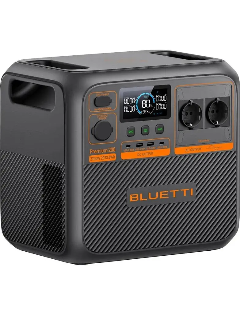 Зарядная станция BLUETTI PREMIUM 200 V2 / 2700 Вт / 2073.6 Вт/ч / LiFePO4 (PREMIUM 200 V2) UA - фото 3