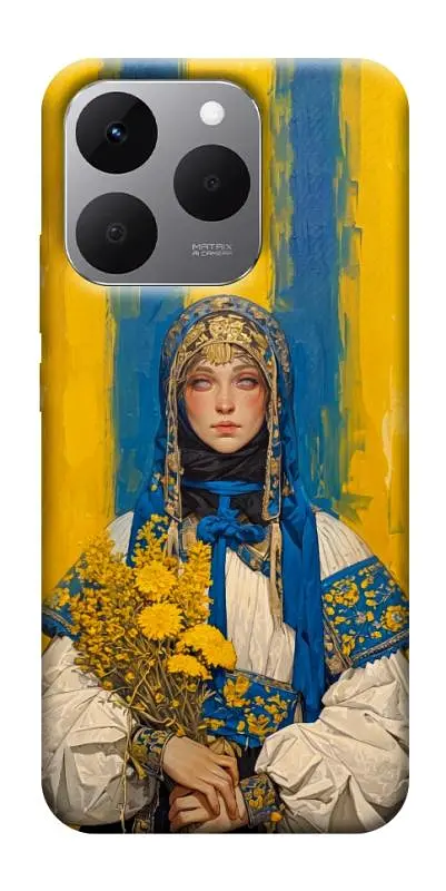 TPU чохол Demsky Ukrainian woman для Realme 15T