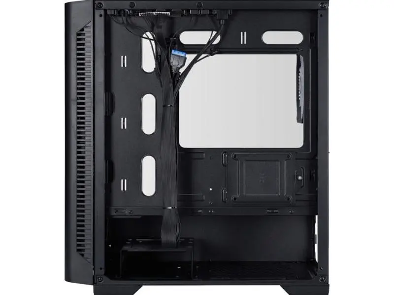 Корпус 1stPlayer D4-M-BK-2F1P-1F1 Black - фото 8