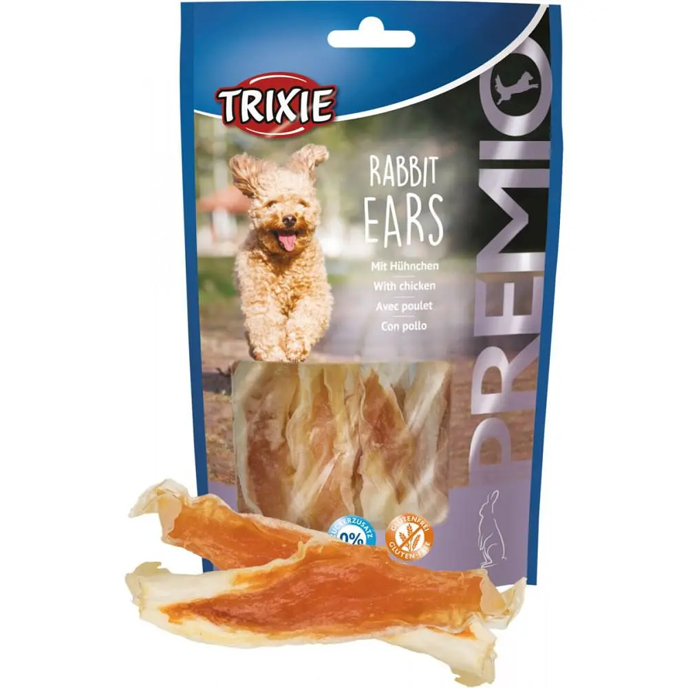 Ласощі для собак Trixie PREMIO Rabbit Ears 80 г (курка та кролик) - фото 4