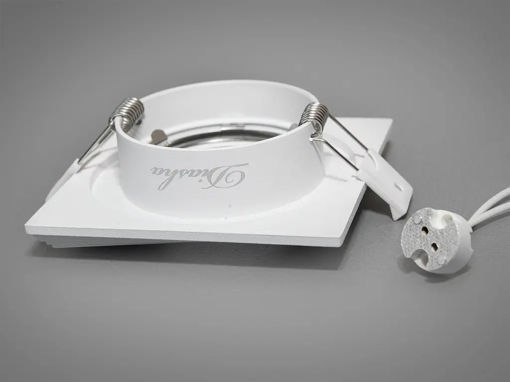 Точковий світильник алюмінієвий Diasha PR-3-WH G5.3 MR16, 40 Вт, IP20, для коридору та кухні - фото 4