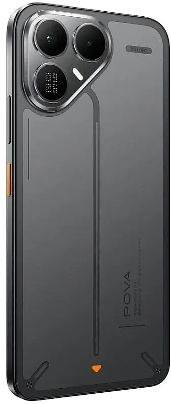 Смартфон Tecno Pova 8 5G (LK6) 8/256Gb Graphite Black (4894947132339) UA UCRF - фото 2