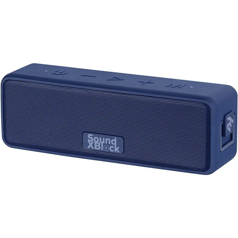 Портативна акустика 2E SoundXBlock TWS MP3 Wireless Waterproof Blue (2E-BSSXBWBL) - фото 2