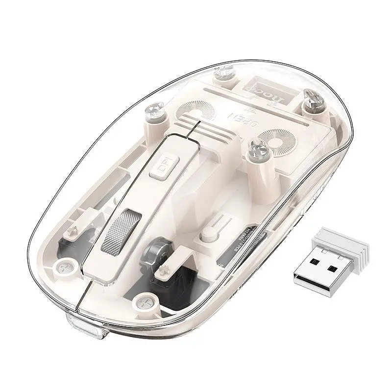 Миша HOCO Mysterious dual-mode silent wireless mouse GM29 |2.4G/BT, 800/1200/1600dpi| - фото 2