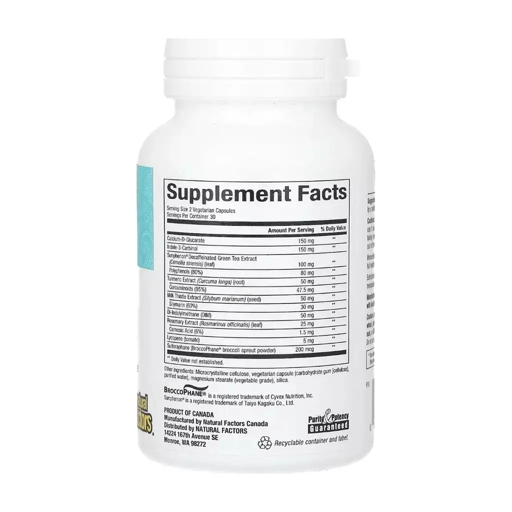 Вітамінно-мінеральний комплекс Natural Factors Гормональний баланс, WomenSense, EstroSense, Hormone Balancing, 60 вегетар (NFS-04955) - фото 2