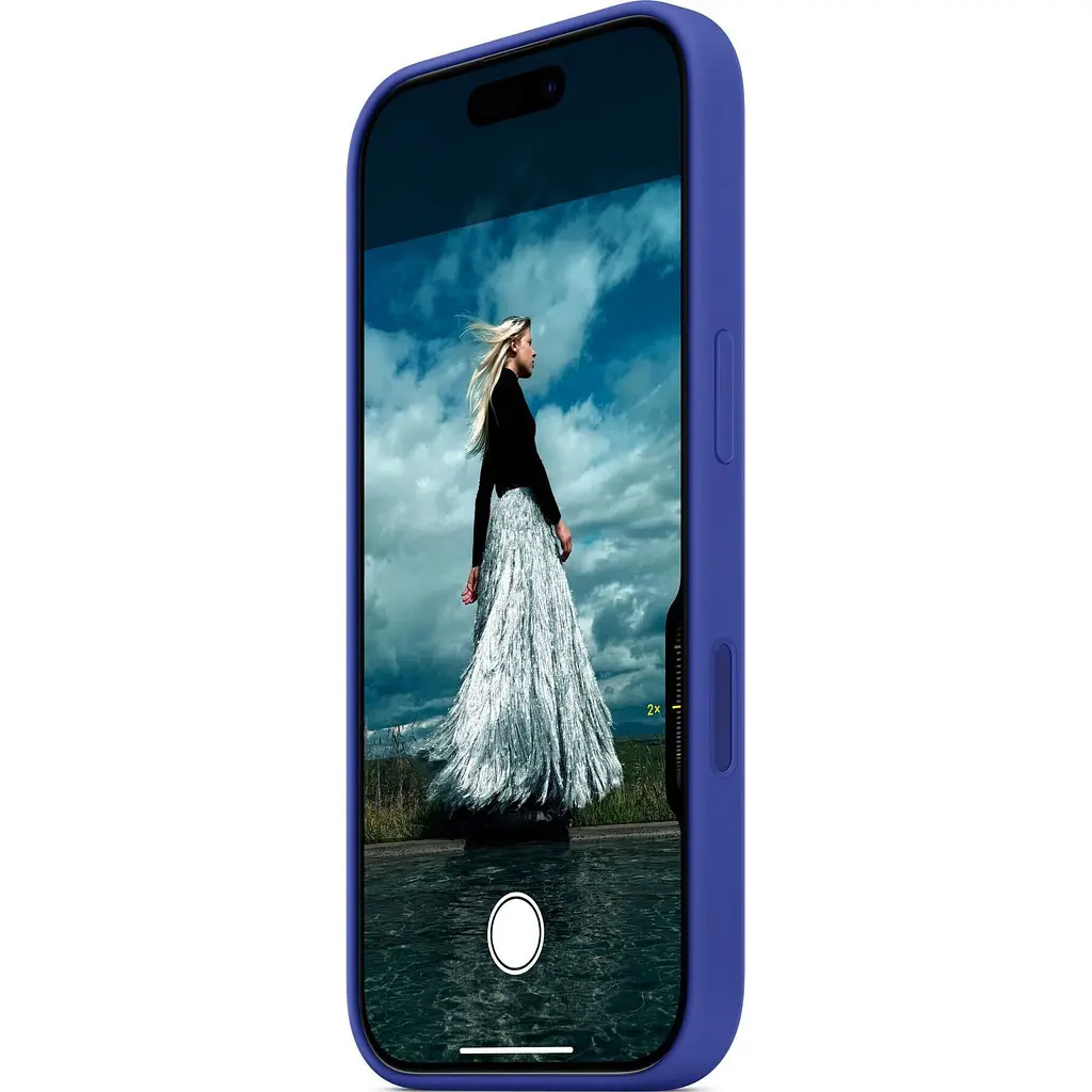 Силиконовый чехол Silicone Case with MagSafe для Apple Iphone 16 Pro Max Ultramarine MYY3ZM/A - фото 5