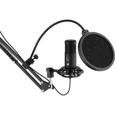 Микрофон 2E MPC021 Streaming USB Black (2E-MPC021) - фото 2