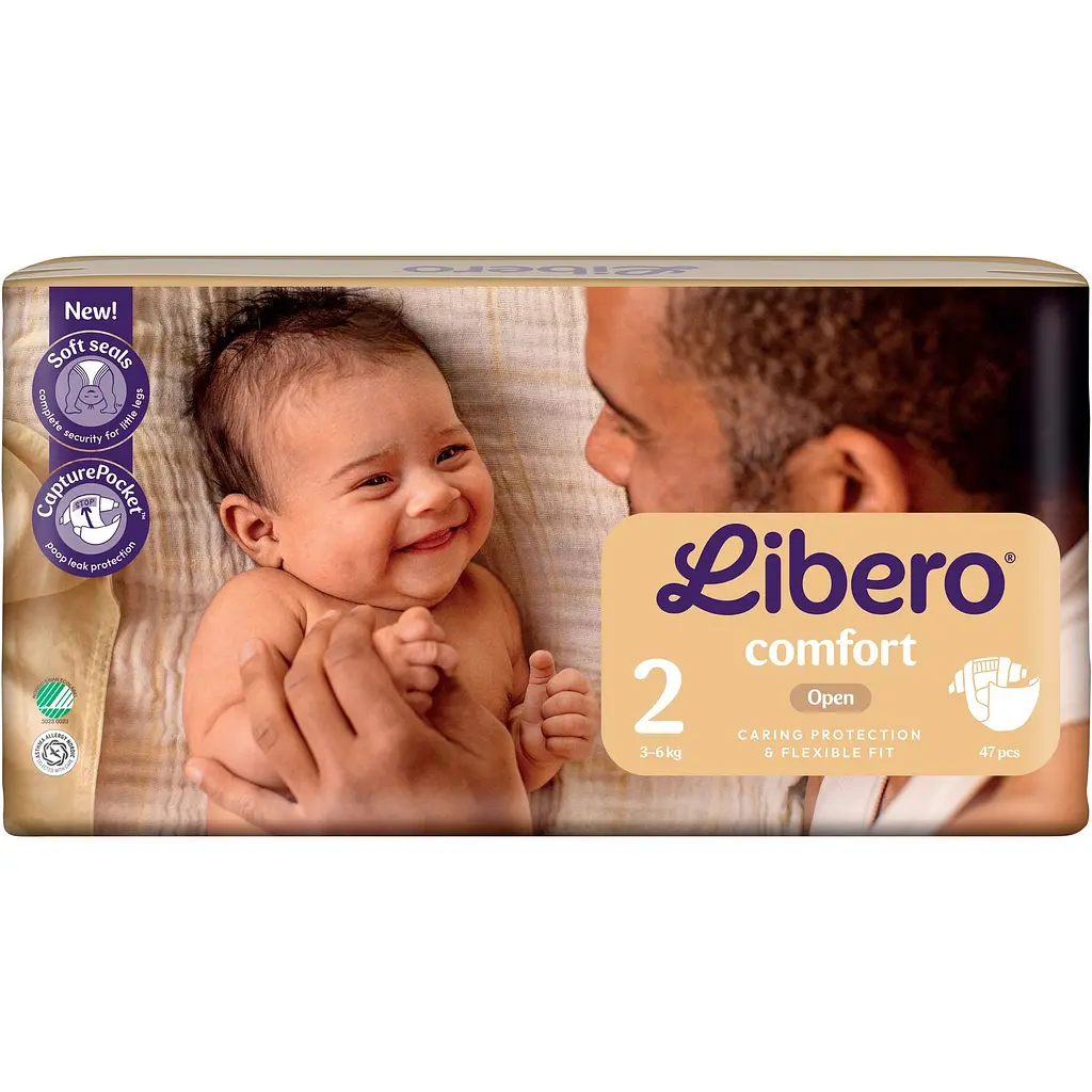 Підгузки Libero Comfort 2 (3-6 кг) 47 шт. - фото 8