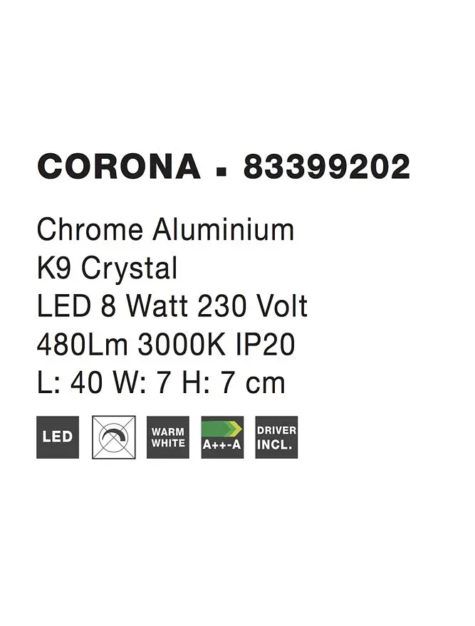 Бра Nova Luce CORONA 83399202 - фото 4