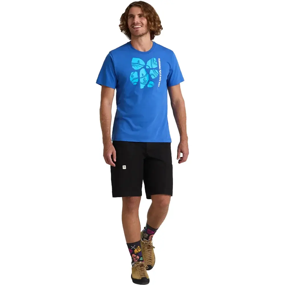 Футболка Montura Limestone T-Shirt 2XL Blue - фото 7