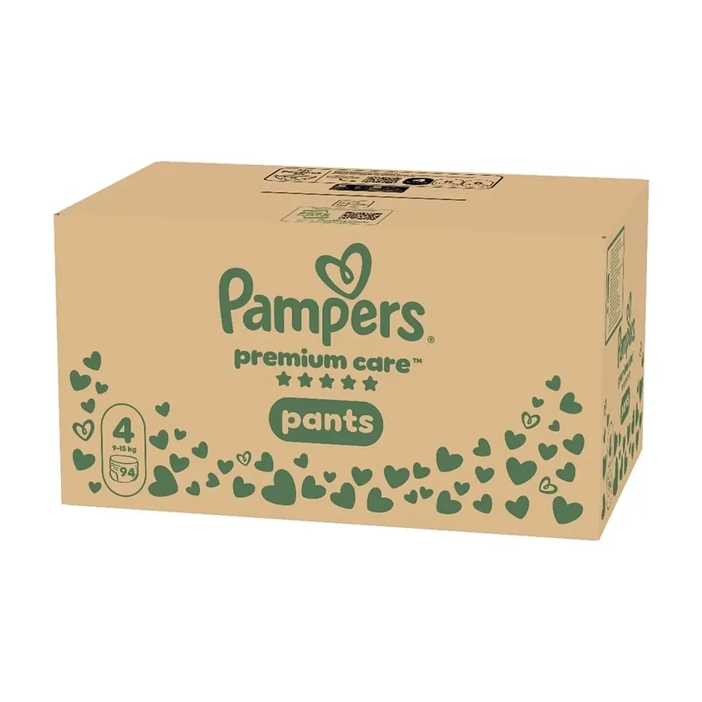 Підгузки Pampers Premium Care Pants Розмір 4 (9-15 кг) 94 шт (8006530320160) - фото 3