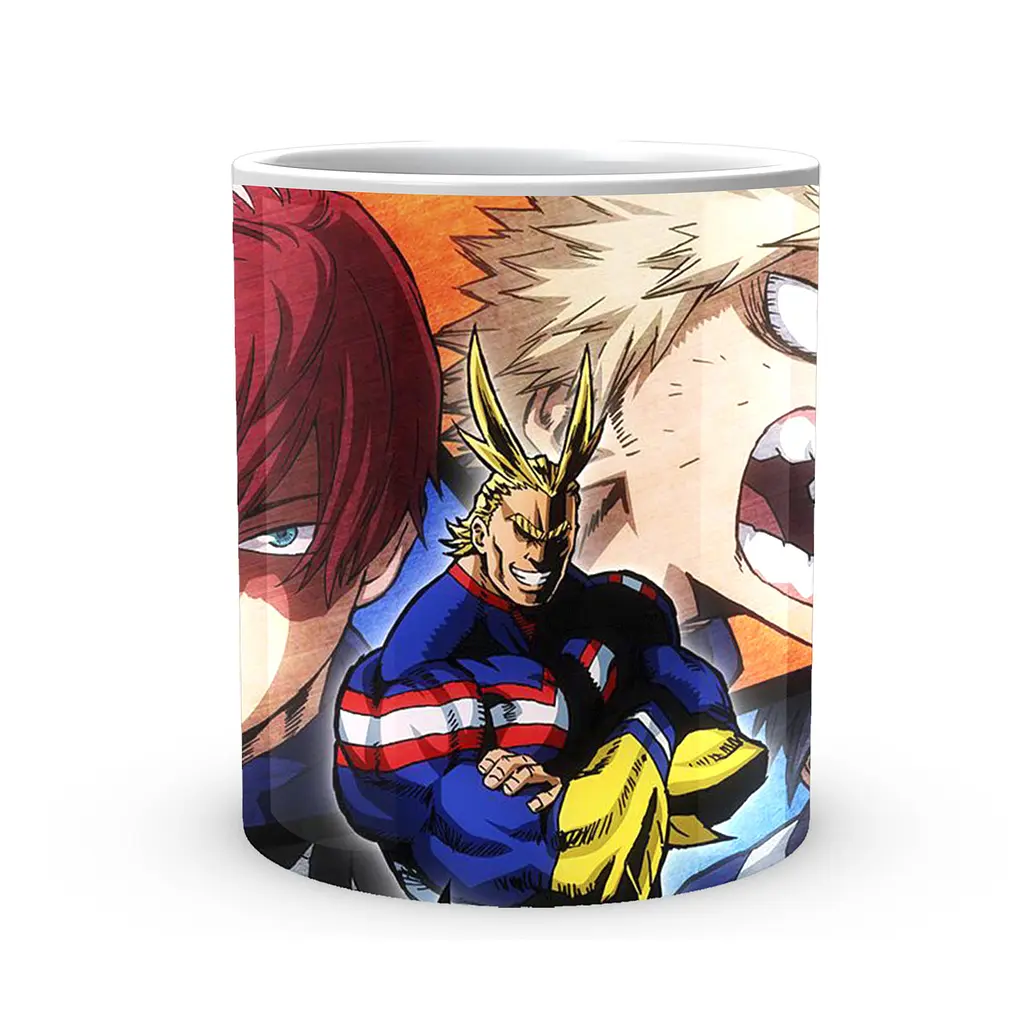 Кружка GeekLand Моя геройська академія My Hero Academia Всемогутній, Тодорокі, Бакуго та Іїда Колаж MHA 02.528 - фото 2