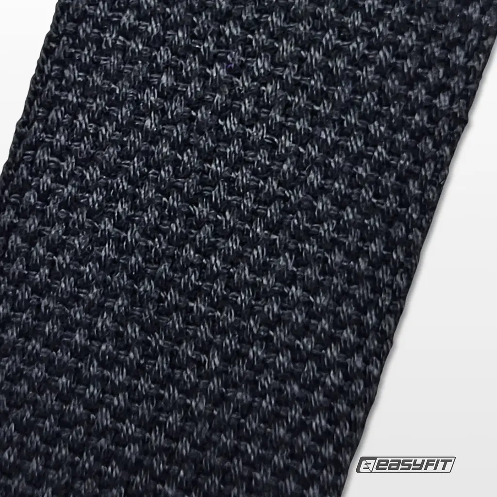 Ремінь для йоги EasyFit Чорний (EF-1830-BK) - фото 6