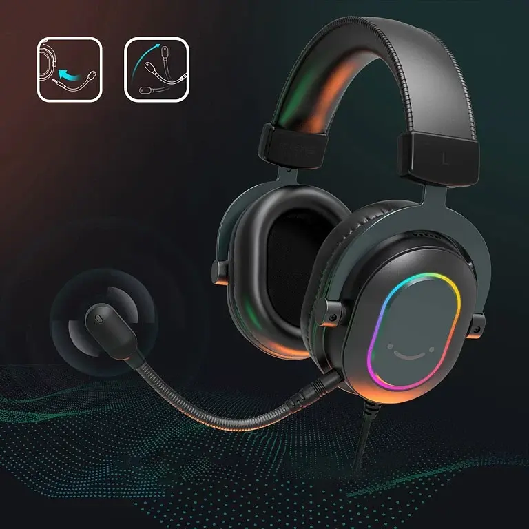Навушники HF Stereo Fifine H6 Black UA - фото 6