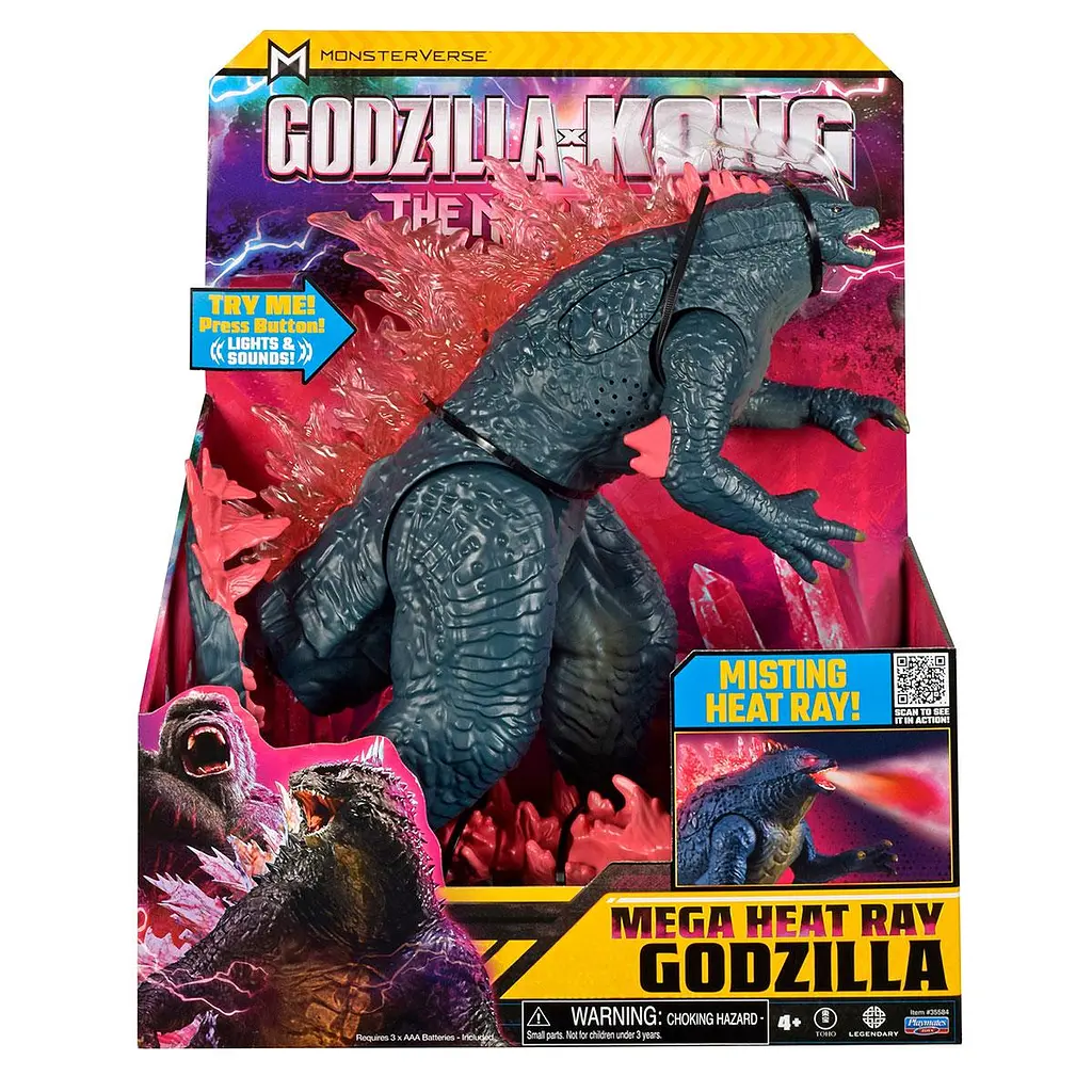 Фігурка GODZILLA X KONG – МЕГАҐОДЗІЛЛА ДЕЛЮКС З ПРОМЕНЕМ (33 cm, світло, звук) Godzilla vs. Kong 35584 - фото 8