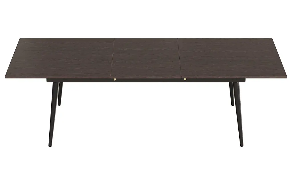 Стіл журнальний трансформер Dandi Small Ferrum-decor 45x120(160)x70 Чорний метал ДСП Венге Магія 16 мм (FRD-106795) - фото 6