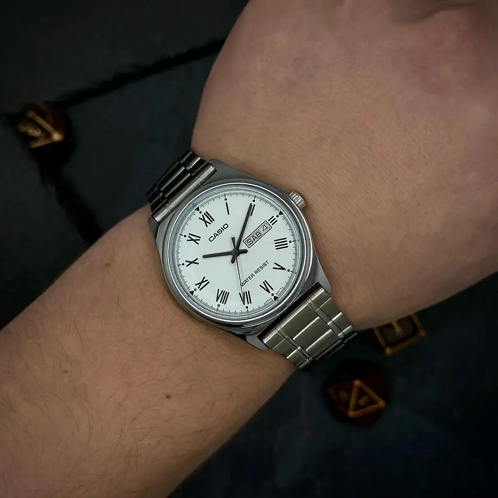 Чоловічий годинник Casio MTP-V006D-7B2 Сріблястий ( AT1141-0195 ) - фото 2