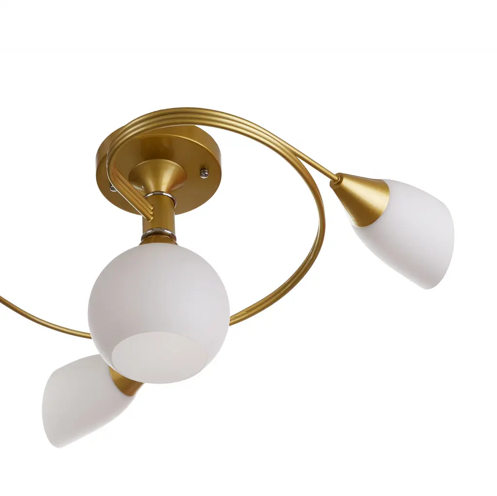 Люстра потолочная Brille Е27 60W G (BR-01 609C/4) - фото 4