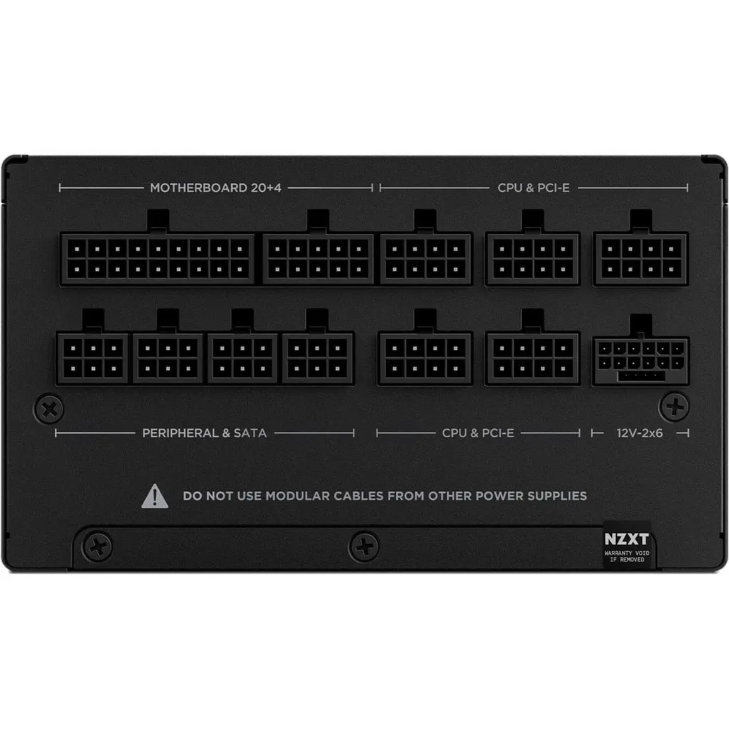 Блок питания NZXT C1200W ATX 3.1 80+ Gold Black (PA-2G2BB-EU) - фото 5
