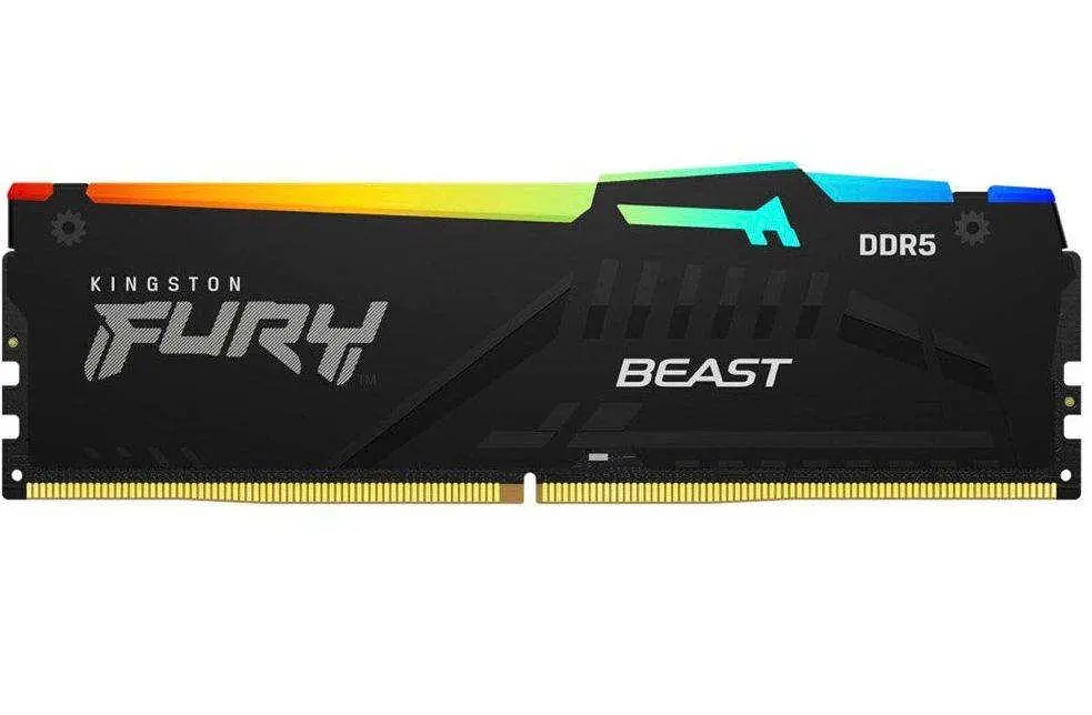 Оперативна пам'ять Kingston FURY 32 GB (2x16GB) DDR5 6000 MHz FURY Beast RGB (KF560C36BBEAK2-32) - фото 3