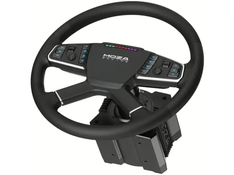 Руль Moza Racing TSW Truck RGB Black (RS060) - фото 4
