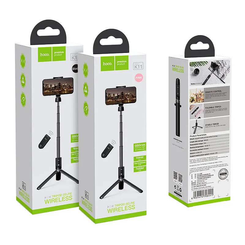 Селфи-монопод Hoco Wireless Tripod K11 - фото 3