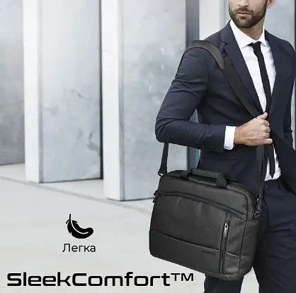 Сумка для ноутбука Promate Satchel-MB 15.6" Black (satchel-mb.black) - фото 4