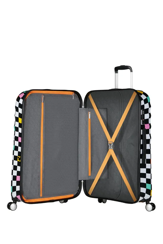 Валіза 77 См American Tourister WAVEBREAKER DISNEY MICKEY CHECK 77х52х29 31C*29021 - фото 2