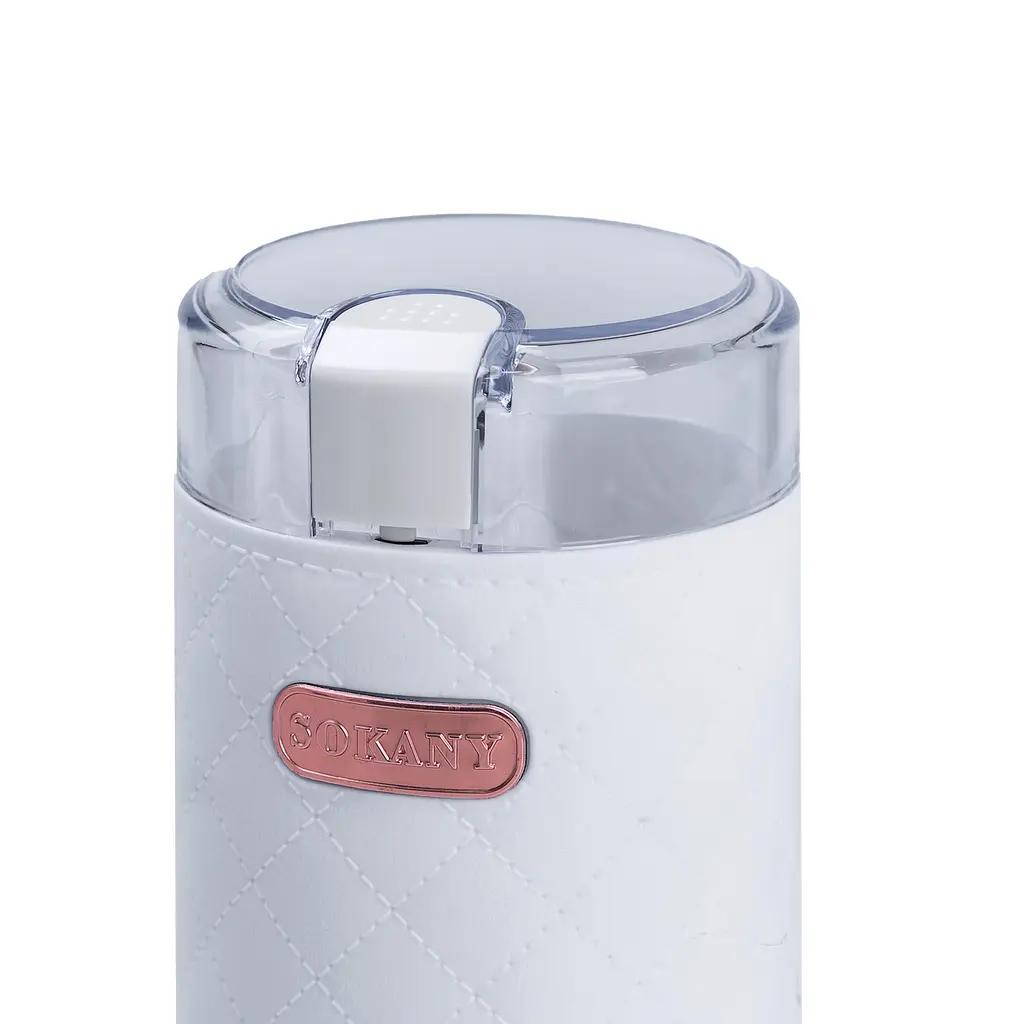 Кавомолка електрична Sokany SK-3027 150 Вт 50 г, білий Sokany SK-3027W - фото 8