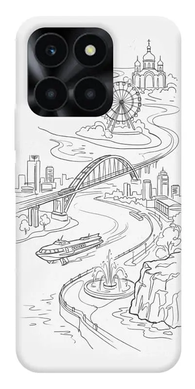 TPU чохол Demsky Dnipro spirit для Huawei Honor X6a
