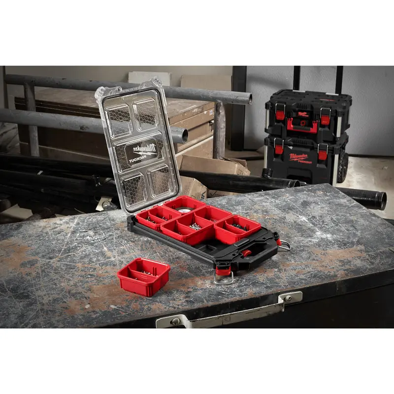 Органайзер тонкий компактний PACKOUT MILWAUKEE 249x380х64 мм - фото 2