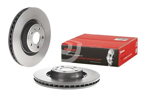 Диск тормозной вентилируемый Audi A4 B9, A5, Q5, A6 C8, A7 15-25г Brembo ( 09.D059.11 ) - фото 3