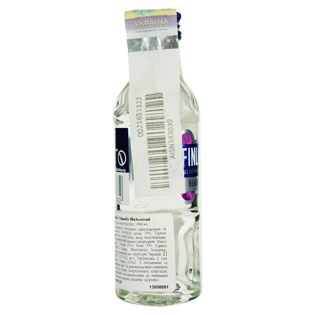 Водка Finlandia Blackcurrant 37.5% 0.05 л (806886) - фото 2