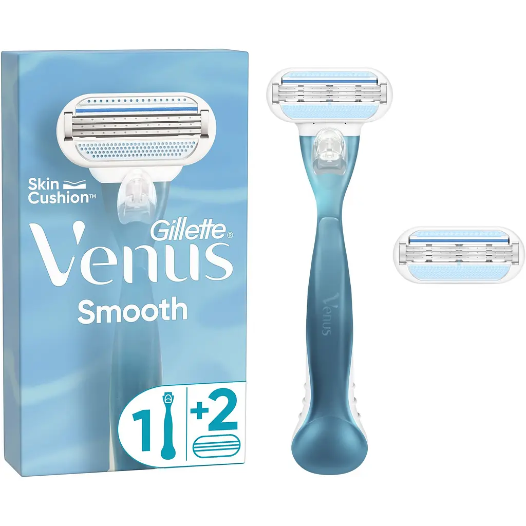 Станок для гоління Gillette Venus Smooth c 2 змінними картриджами - фото 2