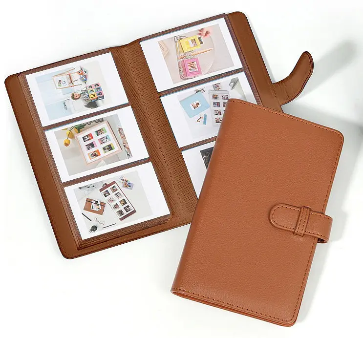 Подарунковий набір Фотоапарат Fujifilm Instax Mini 41 Фотопапір 50 шт. Чохол Фотоальбом на 108 фото коричневий - фото 7