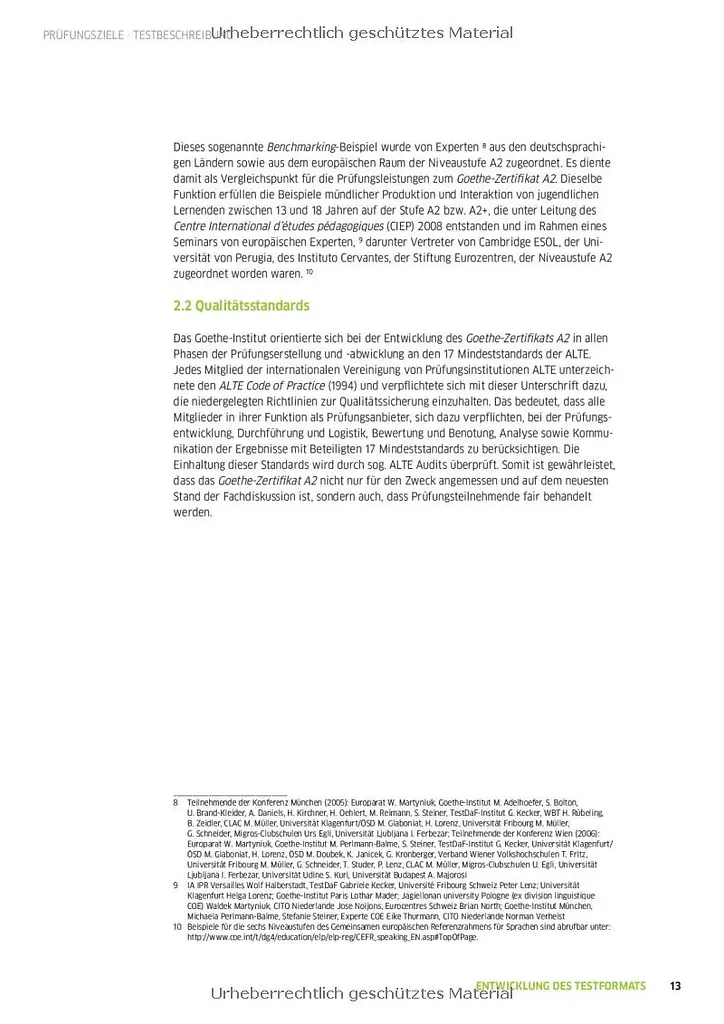 Goethe-Zertifikat A2. Prufungsziele Testbeschreibung fur Jugendliche und Erwachsen - фото 7