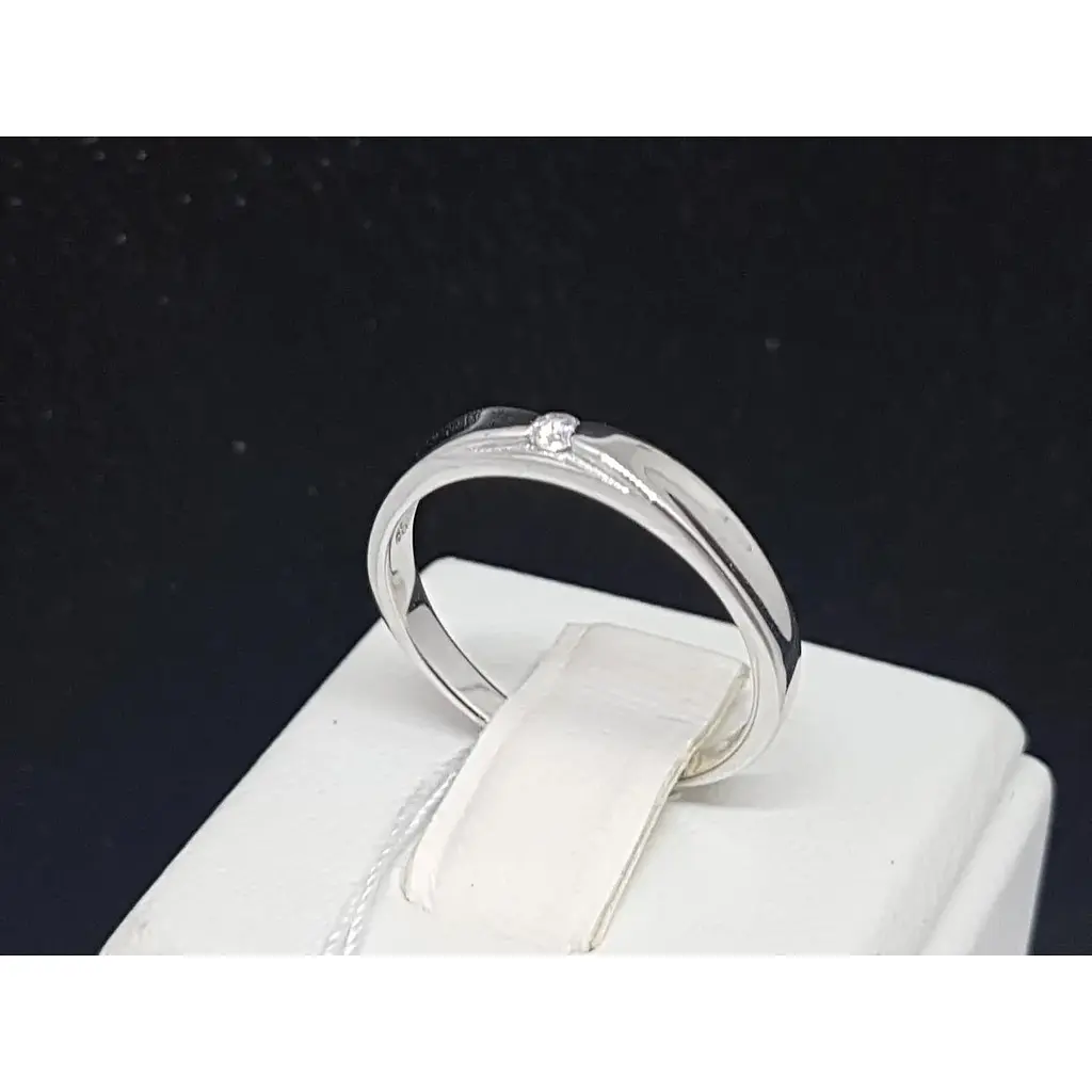 Срібне кільце Золотий квартал з фіанітом. Артикул 1609 17 - фото 2