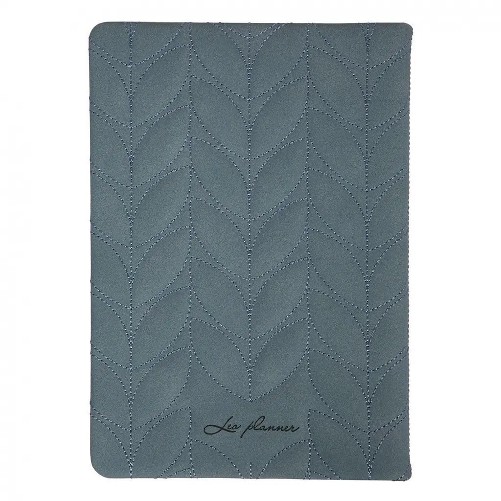 Щоденник А5 Leo Planner недатований Vibe твердий димчасто-блакитний 320 сторінок (252697) - фото 5