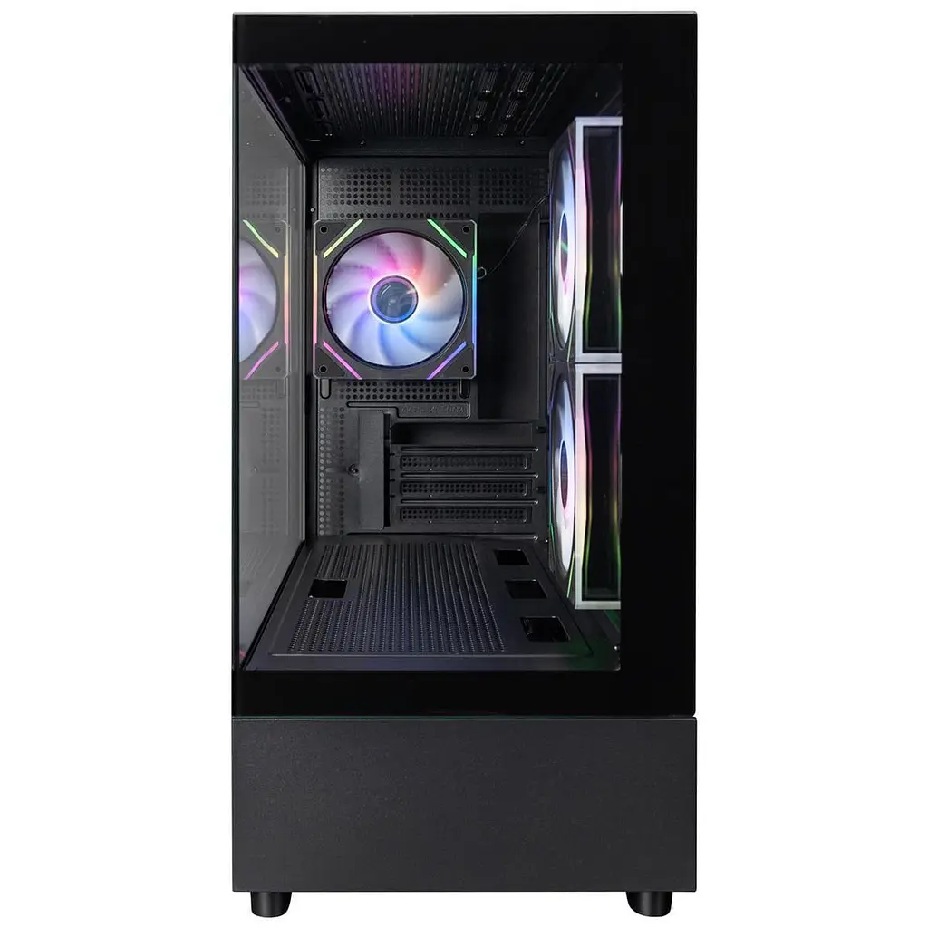 Корпус 1stPlayer Mi5-BK-2FC7R-1FC7 Black без БЖ (Mi5-BK-2FC7R-1FC7) - фото 3