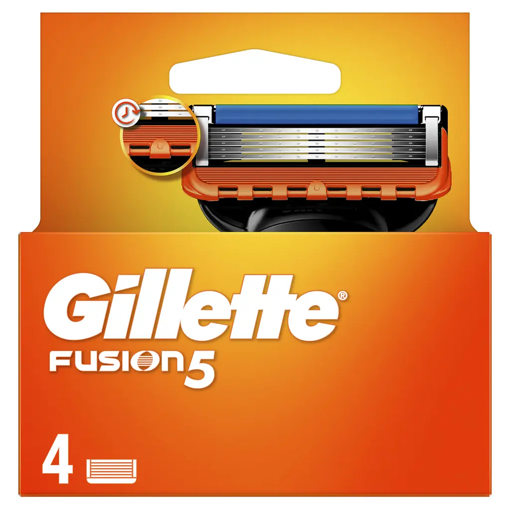 Уцінка. Змінні картриджі для гоління Gillette Fusion5, 4 шт  - фото 2