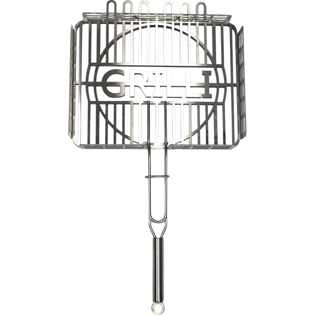 Решітка-гриль Grilli для барбекю з харчової нержавіючої сталі 1.5 мм 31x26 см (777766) - фото 4