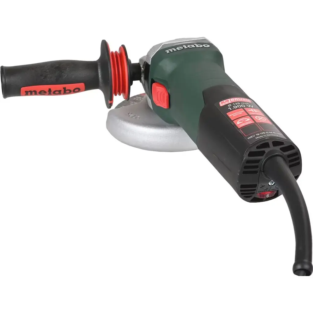 Кутова шліфмашина Metabo WEV 19-125 Q M-Brush (613108000) [135528] - фото 6
