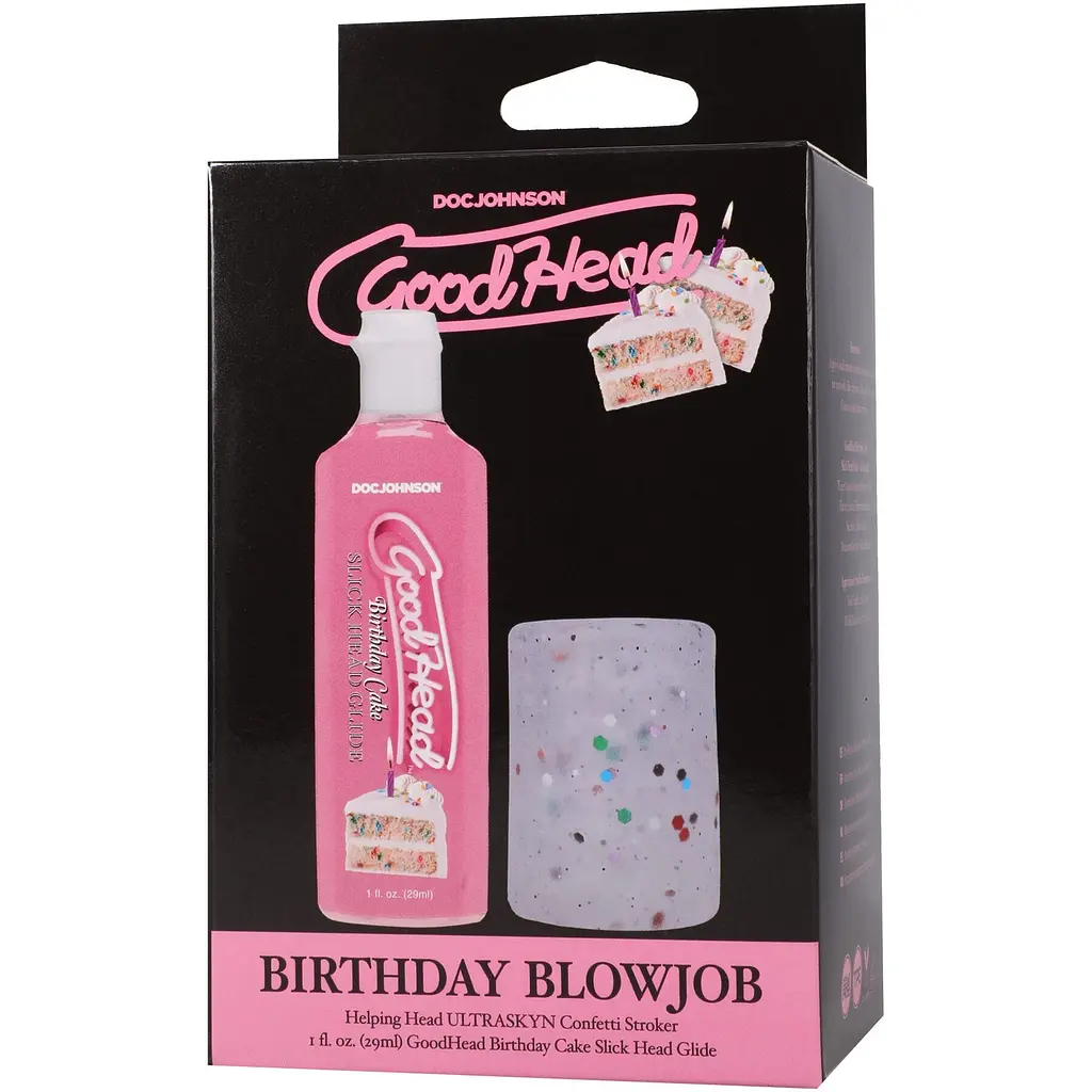 Набір Doc Johnson для мінету на день народження GoodHead Birthday Blowjob Kit - фото 9