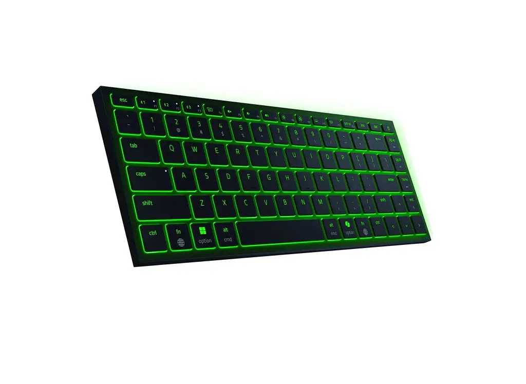 Razer Клавіатура Joro Ultra Low-Profile, 86key, BT, EN, RGB, чорний - фото 9