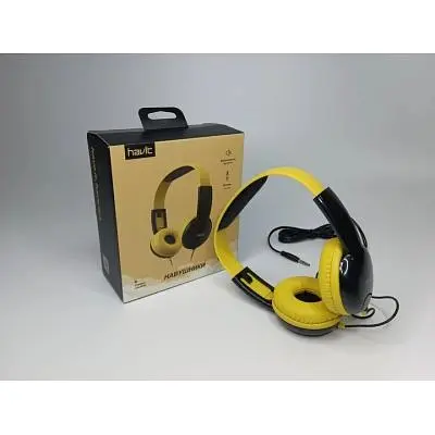 Наушники Havit (HV-H211d) Yellow/Black (HV-H211d) - фото 2