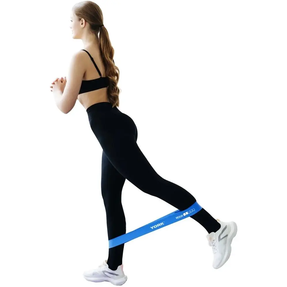 Резинка для фітнесу York Fitness Medium, синій - фото 6