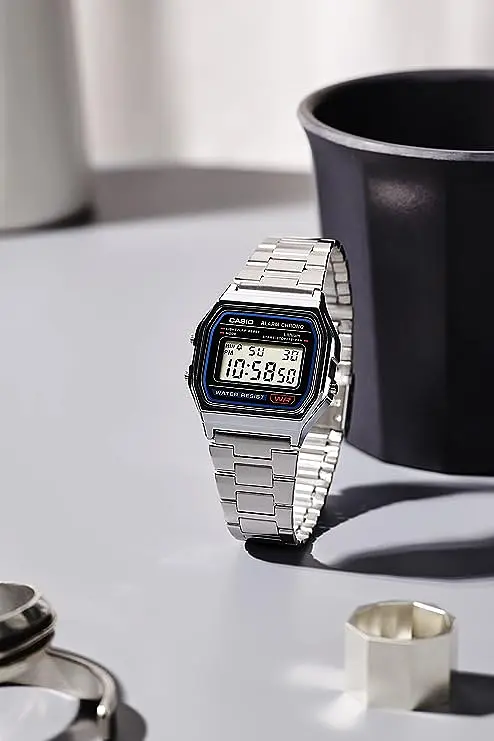 Чоловічий годинник Casio A158WA-1DF - фото 6