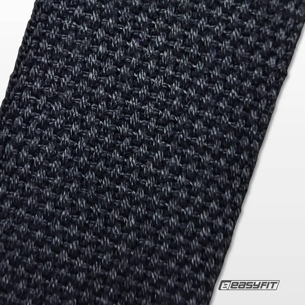 Ремень для йоги EasyFit с петлей чорний - фото 4