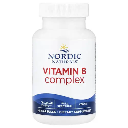 Комплекс витаминов группы В Vitamin B Complex 45 капсул Nordic Naturals vit0005636 - фото 3