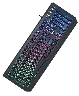 Клавіатура REAL-EL Comfort 7001 Ukr RGB Black (EL123100035) - фото 2